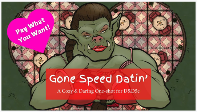 Gone Speed Datin' teaser art for Kickstarter.
