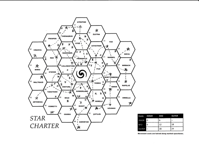 A map of the galaxy.  Descriptive text for the visually impaired available upon request.