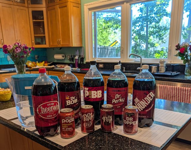 photo of Dr Pepper plus 8 clones