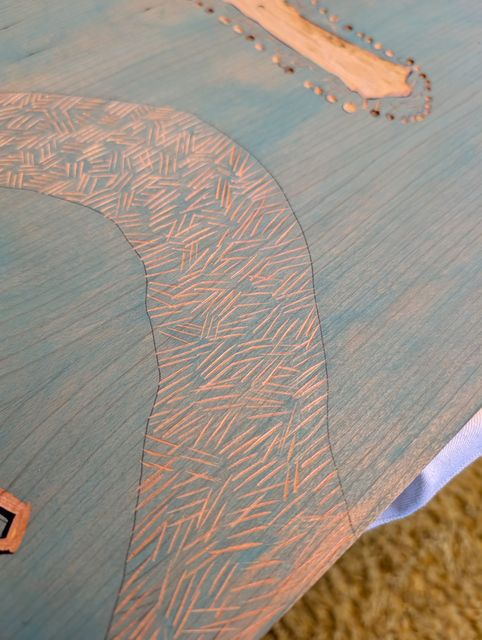 Detail of path carving