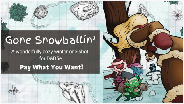 Gone Snowballin' teaser image for Kickstarter.