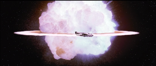 The second Death Star exploding