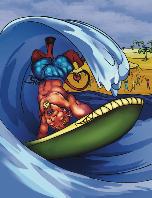 Gone Surfin' final art.