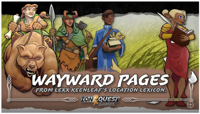 Wayward Pages teaser art for Kickstarter