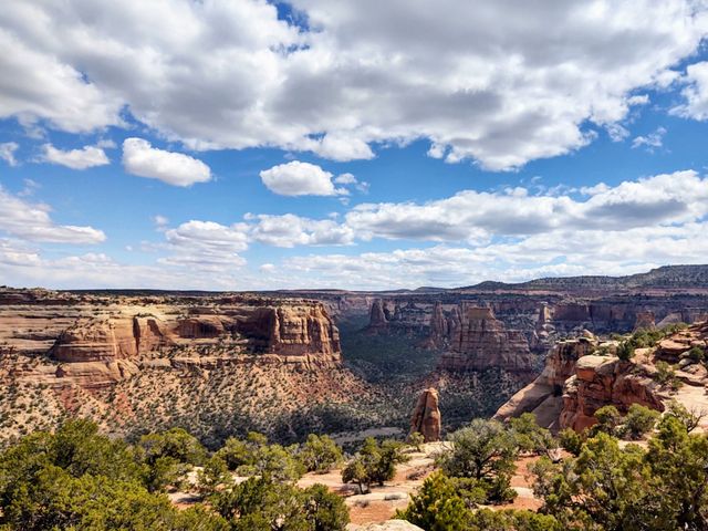 landscape at the Colorado National Monument