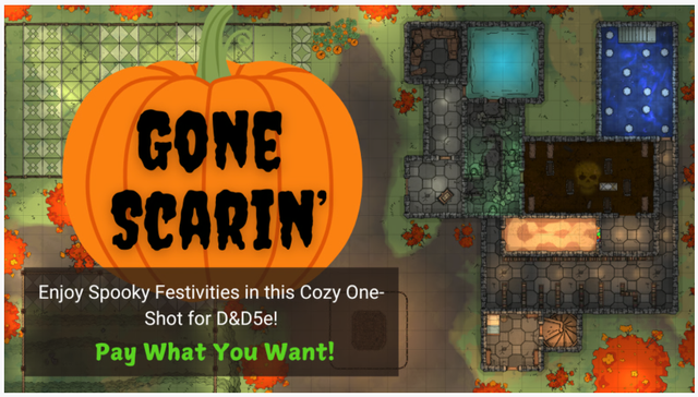 Teaser art for Gone Scarin' on Kickstarter.