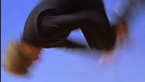 Luke Skywalker doing a Force Jump